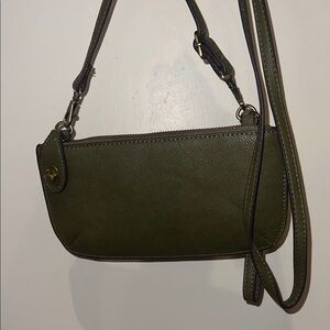 Joy Susan Forest Green Small Crossbody Bag